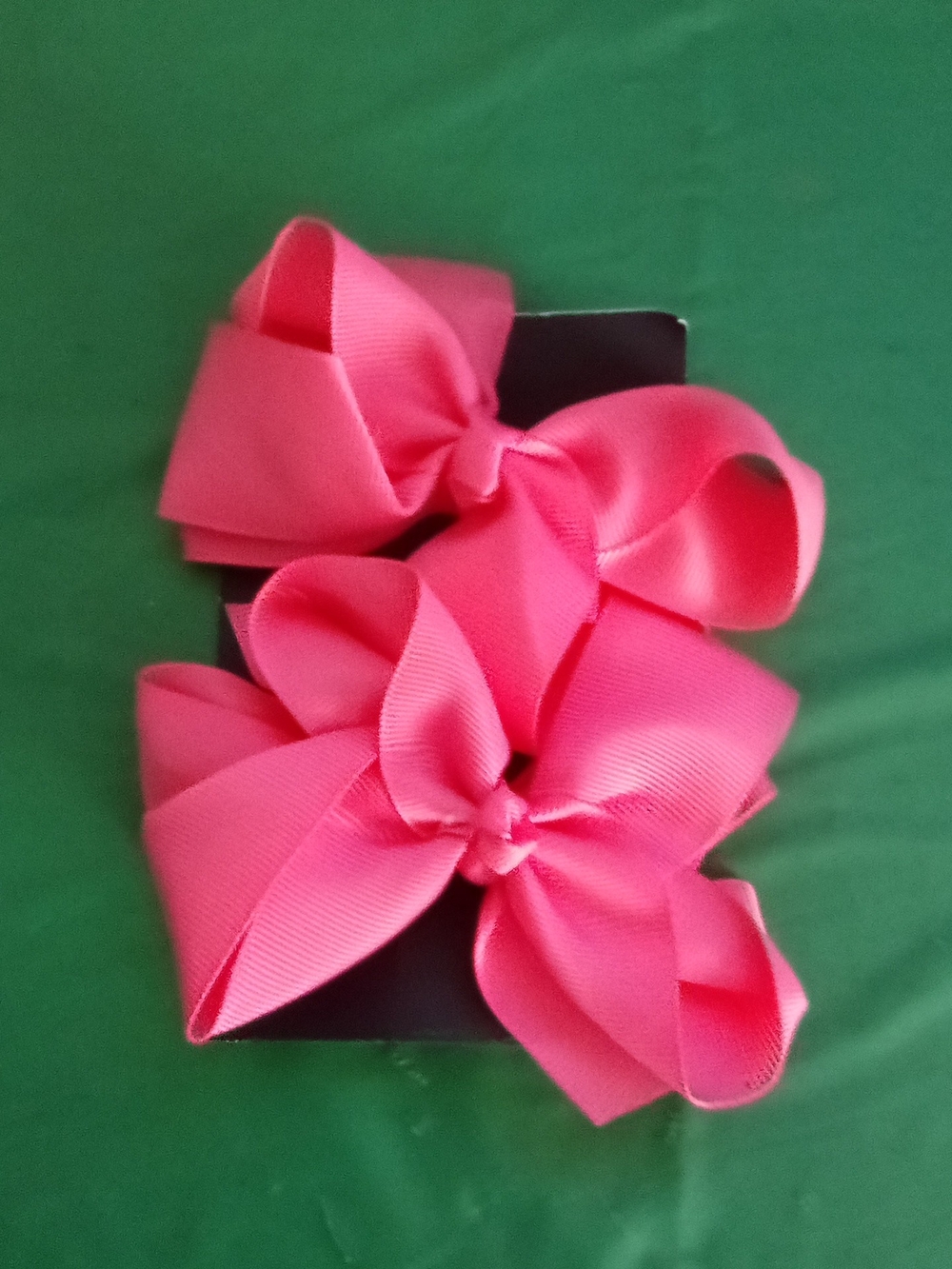 Pink Grosgrain Bow Hair Clips - Kids Accessories ( Home )